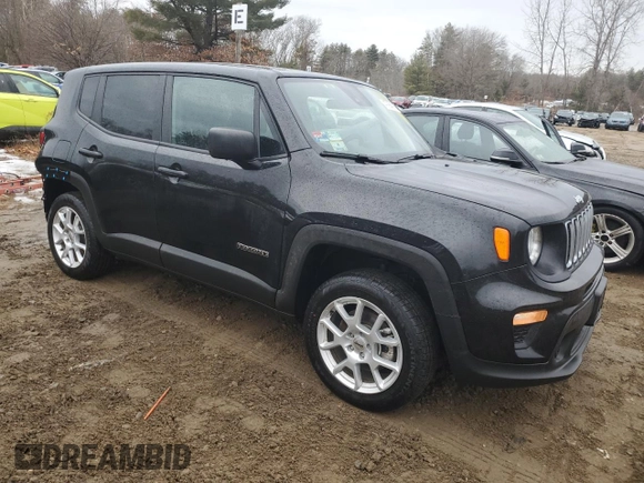 2023 Jeep Renegade Upland with VIN ZACNJDB16PPP57566, listed as a Copart auction lot 47994015 with 16,509 mi miles and Salvage title. Bid and sale history available at DreamBid. Image 4.