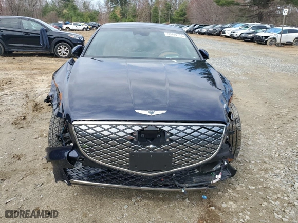 2023 Genesis Electrified G80 with VIN KMTGE4S17PU006945, listed as a Copart auction lot 53444715 with 5,402 mi miles and Clean Title. Bid and sale history available at carsss.com. Image 5.