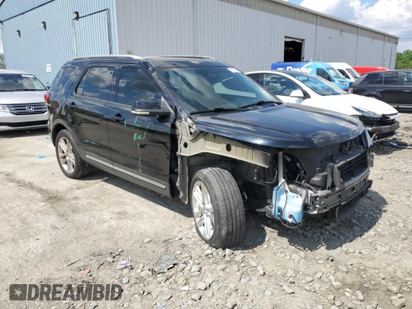 2017 Ford Explorer XLT z VIN 1FM5K8D86HGD75307, wystawiony jako Copart lot #55724885 z przebiegiem Nie podano mil oraz Szkoda całkowita • Salvage title. Historia ofert i sprzedaży dostępna na DreamBid. Obrazek 4.