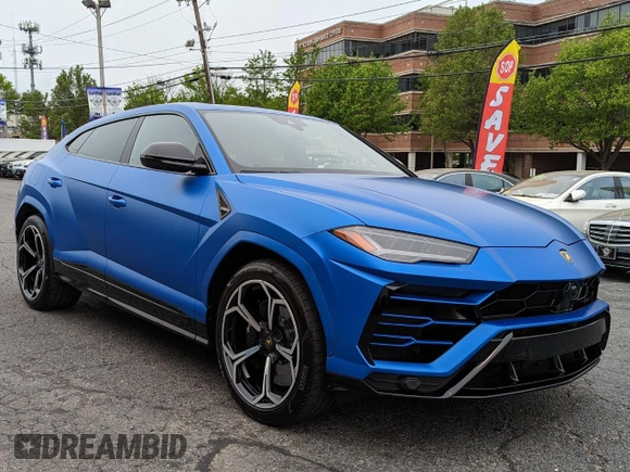 2021 Lamborghini Urus z VIN ZPBUA1ZL2MLA13010, wystawiony jako Copart lot #44308855 z przebiegiem 20 177 mil mil oraz Czysty tytuł • Clean title. Historia ofert i sprzedaży dostępna na DreamBid. Obrazek 1.