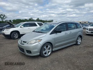 2006 Mazda 5 Touring z VIN JM1CR293760119250, wystawiony jako Copart lot #57667325 z przebiegiem 121 226 mil mil oraz Szkoda całkowita • Salvage title. Historia ofert i sprzedaży dostępna na DreamBid. Obrazek 1.