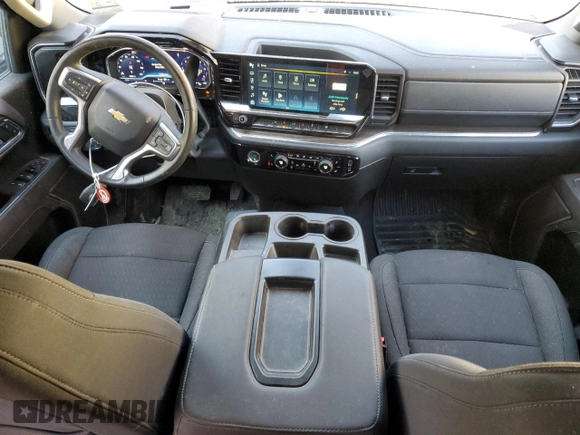 2024 Chevrolet Silverado 1500 LT with VIN 1GCPDKEK1RZ125445, listed as a Copart auction lot 42188265 with 21,205 mi miles and Salvage Title. Bid and sale history available at carsss.com. Image 8.