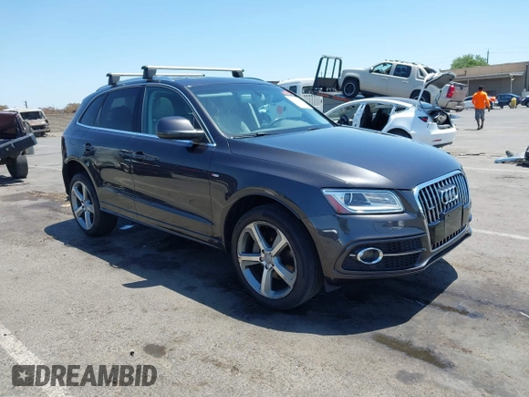 2014 Audi Q5 Premium Plus with VIN WA1DGAFP9EA017608, listed as a IAAI auction lot 42374142 with 98,795 mi miles and . Bid and sale history available at DreamBid. Image 1.