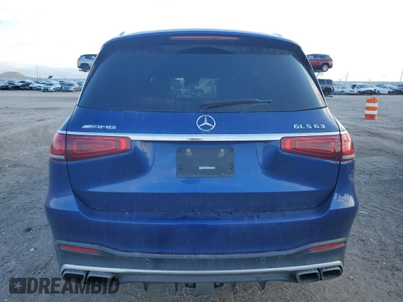 2021 Mercedes-Benz GLS 63 AMG with VIN 4JGFF8KE0MA387631, listed as a Copart auction lot 60719164 with 46,530 mi miles and Salvage Title. Bid and sale history available at DreamBid. Image 6.