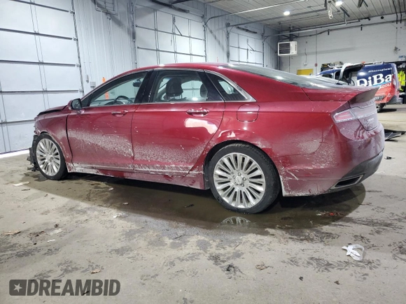 2016 Lincoln MKZ with VIN 3LN6L2JK6GR621911, listed as a Copart auction lot 42857065 with 122,074 mi miles and Salvage Title. Bid and sale history available at carsss.com. Image 2.