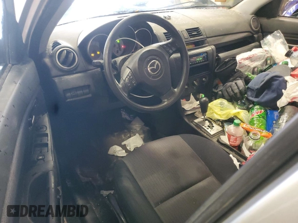 2008 Mazda 3 i Touring with VIN JM1BK32FX81818590, listed as a Copart auction lot 50948825 with 317,944 mi miles and Non Repairable. Bid and sale history available at carsss.com. Image 8.
