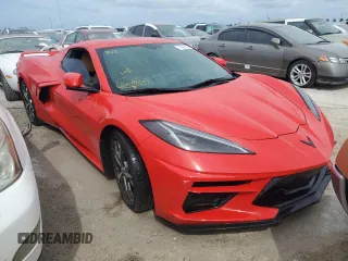 2021 Chevrolet Corvette 3LT with VIN 1G1YC3D46M5103255, listed as a Copart auction lot 73980654 with 0 mi miles and Salvage Title. Bid and sale history available at carsss.com. Image 4.