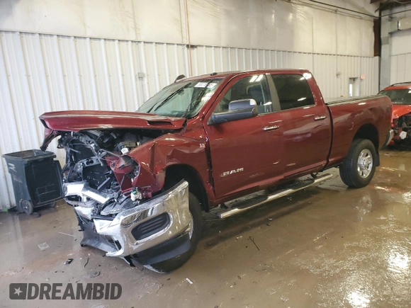2019 Ram 2500 Big Horn with VIN 3C6UR5DJ6KG605962, listed as a Copart auction lot 88079535 with 49,506 mi miles and Non Repairable. Bid and sale history available at carsss.com. Image 1.