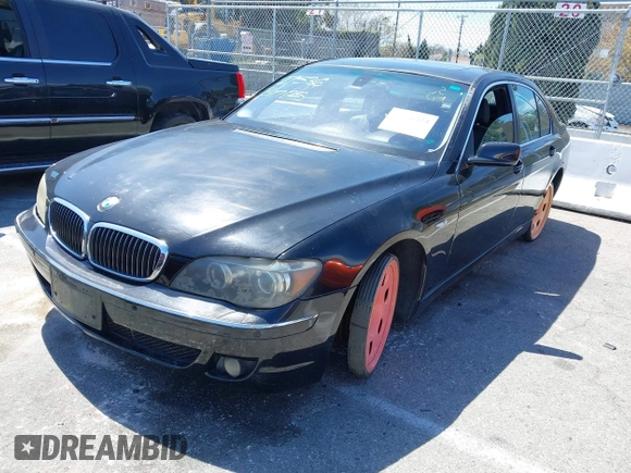 2006 BMW 7 Series 750i with VIN WBAHL83596DT05091, listed as a IAAI auction lot 41920423 with 154,651 mi miles and . Bid and sale history available at DreamBid. Image 2.