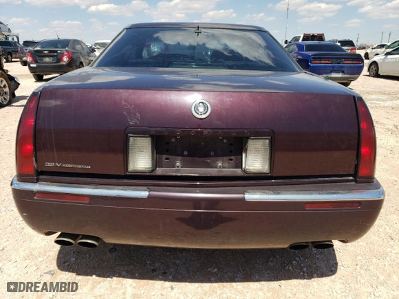 1996 Cadillac Eldorado with VIN 1G6EL12Y7TU610127, listed as a Copart auction lot 62440504 with 0 mi miles and Clean Title. Bid and sale history available at carsss.com. Image 6.