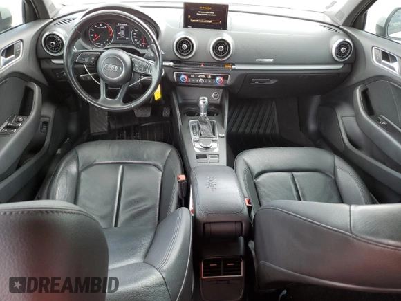 2017 Audi A3 Sedan Premium with VIN WAUAUGFF3H1027533, listed as a Copart auction lot 68297973 with 66,969 mi miles. Bid and sale history available at carsss.com. Image 8.