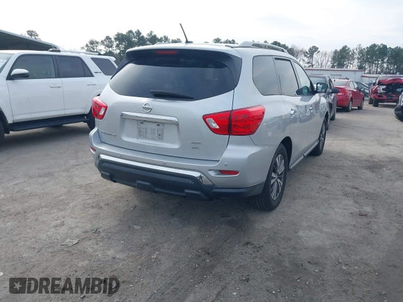 2018 Nissan Pathfinder SV z VIN 5N1DR2MM2JC602264, wystawiony jako IAAI lot #41536689 z przebiegiem 193 225 mil mil oraz . Historia ofert i sprzedaży dostępna na DreamBid. Obrazek 4.