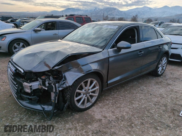 2015 Audi A3 Premium with VIN WAUAJGFF2F1032504, listed as a Copart auction lot 88270145 with 101,018 mi miles and Salvage title. Bid and sale history available at DreamBid. Image 1.