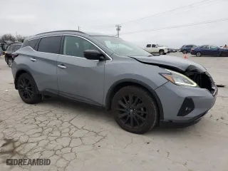 2022 Nissan Murano SV with VIN 5N1AZ2BS2NC125071, listed as a Copart auction lot 87424314 with 97,967 mi miles and Salvage Title. Bid and sale history available at carsss.com. Image 4.