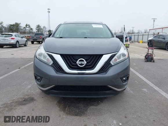 2016 Nissan Murano SL z VIN 5N1AZ2MH7GN124927, wystawiony jako IAAI lot #41965501 z przebiegiem 151 072 mil mil oraz . Historia ofert i sprzedaży dostępna na DreamBid. Obrazek 12.