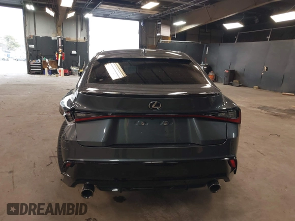 2022 Lexus IS 350 F Sport with VIN JTHGZ1E28N5023281, listed as a IAAI auction lot 41881141 with 29,040 mi miles and . Bid and sale history available at DreamBid. Image 16.
