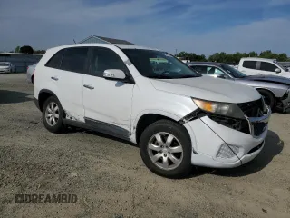 2011 Kia Sorento LX with VIN 5XYKT3A15BG071300, listed as a Copart auction lot 52414325 with 142,458 mi miles and Salvage Title. Bid and sale history available at carsss.com. Image 4.