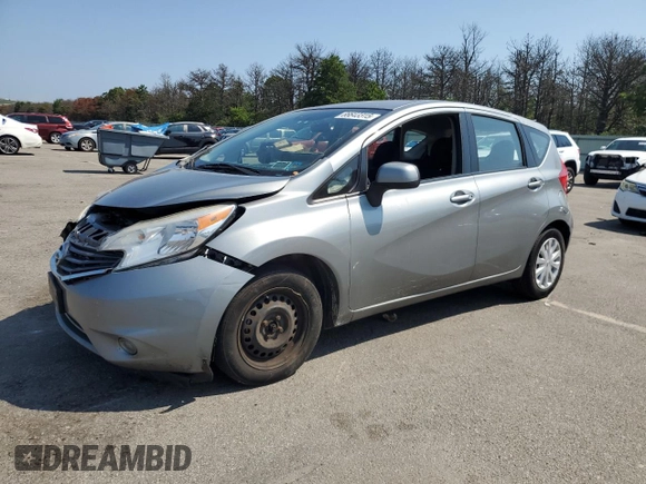2014 Nissan Note S Plus with VIN 3N1CE2CP1EL352357, listed as a Copart auction lot 66643315 with 226,102 mi miles and Salvage title. Bid and sale history available at DreamBid. Image 1.