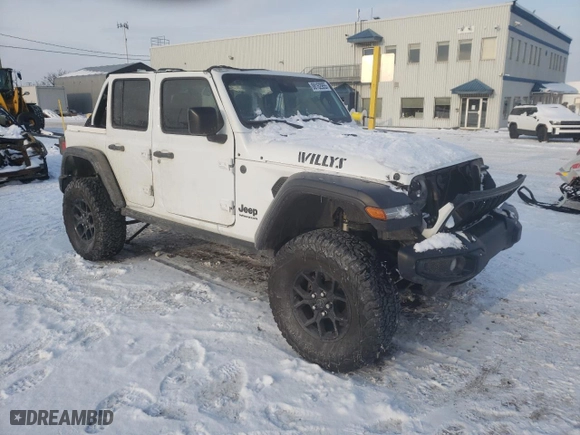 2024 Jeep Wrangler Sport with VIN 1C4PJXDGXRW302921, listed as a Copart auction lot 88162955 with 0 mi miles and Salvage Title. Bid and sale history available at carsss.com. Image 4.