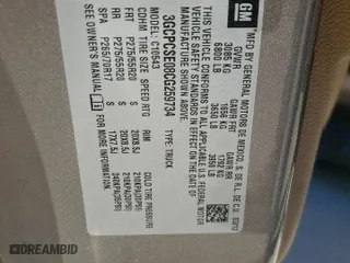 2012 Chevrolet Silverado 1500 LT with VIN 3GCPCSE08CG259734, listed as a Copart auction lot 49921085 with 105,852 mi miles and Salvage Title. Bid and sale history available at carsss.com. Image 12.