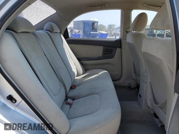2006 Kia Spectra EX with VIN KNAFE121865277527, listed as a Copart auction lot 74613214 with 123,368 mi miles and Salvage Title. Bid and sale history available at carsss.com. Image 10.