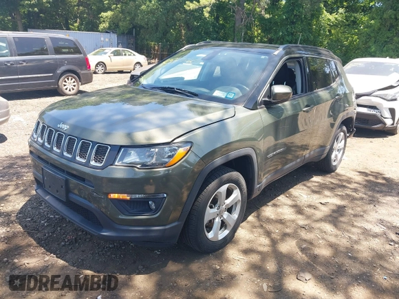 2018 Jeep Compass Latitude with VIN 3C4NJDBB5JT200840, listed as a IAAI auction lot 42557660 with 39,489 mi miles and . Bid and sale history available at DreamBid. Image 18.