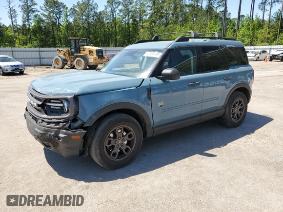 2021 Ford Bronco Sport Big Bend z VIN 3FMCR9B61MRA96683, wystawiony jako Copart lot #52989195 z przebiegiem 31 214 mil mil oraz Szkoda całkowita • Salvage title. Historia ofert i sprzedaży dostępna na DreamBid. Obrazek 1.