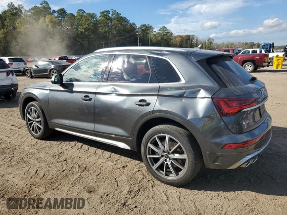 2021 Audi SQ5 Premium Plus with VIN WA1A4AFY1M2073202, listed as a Copart auction lot 75357073 with 39,697 mi miles. Bid and sale history available at carsss.com. Image 2.
