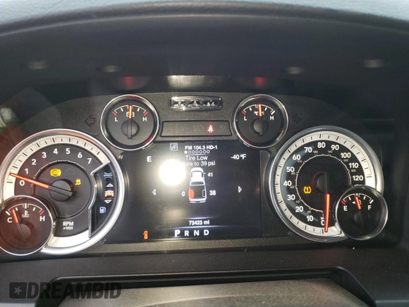 2016 Ram 1500 Sport with VIN 1C6RR7HT9GS296999, listed as a Copart auction lot 78263524 with 73,423 mi miles and Salvage title. Bid and sale history available at DreamBid. Image 9.
