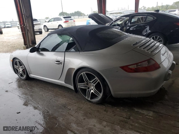 2007 Porsche 911 Carrera S with VIN WP0CB29927S775953, listed as a Copart auction lot 48425495 with 77935 miles and Non Repairable. Bid and sale history available at carsss.com. Image 2.