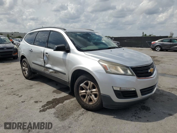 2015 Chevrolet Traverse LS with VIN 1GNKRFED5FJ208320, listed as a Copart auction lot 51579405 with 141,961 mi miles and Salvage Title. Bid and sale history available at DreamBid. Image 4.