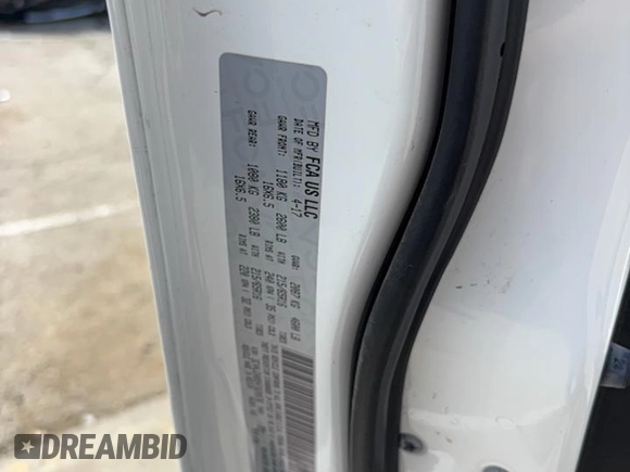 2017 Jeep Compass Sport с VIN 3C4NJDAB5HT620576, выставлен на аукционе Copart как лот 55347785 с пробегом 52 887 миль миль и Списание • Salvage title. История ставок и продаж доступна на DreamBid. Изображение 13.