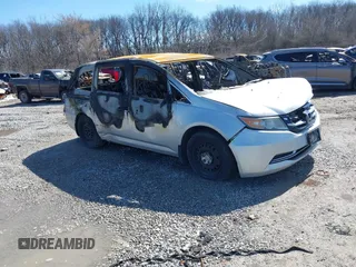 2014 Honda Odyssey LX z VIN 5FNRL5H25EB004409, wystawiony jako IAAI lot #41781485 z przebiegiem Nie podano mil oraz . Historia ofert i sprzedaży dostępna na DreamBid. Obrazek 1.