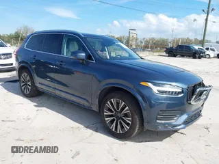 2021 Volvo XC90 Momentum with VIN YV4A22PK5M1773173, listed as a IAAI auction lot 41696322 with 56,390 mi miles. Bid and sale history available at carsss.com. Image 1.