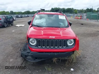 2016 Jeep Renegade Sport with VIN ZACCJAAT3GPE37763, listed as a IAAI auction lot 39932800 with 135,820 mi miles and . Bid and sale history available at carsss.com. Image 12.