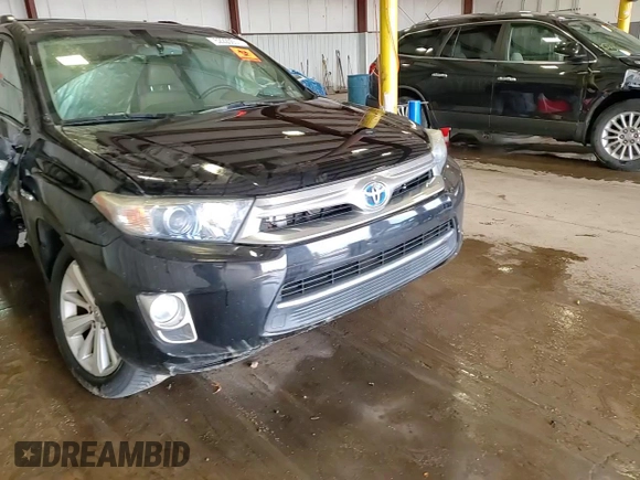 2012 Toyota Highlander Hybrid Limited with VIN JTEDC3EH3C2008879, listed as a Copart auction lot 52225555 with 0 mi miles and Salvage Title. Bid and sale history available at carsss.com. Image 14.