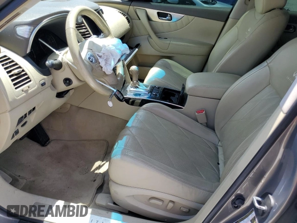 2010 Infiniti FX with VIN JN8AS1MW9AM852817, listed as a Copart auction lot 56326765 with Not provided miles and Salvage title. Bid and sale history available at DreamBid. Image 7.