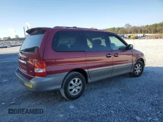 2005 Kia Sedona LX with VIN KNDUP132056683645, listed as a Copart auction lot 86584104 with 0 mi miles and Salvage Title. Bid and sale history available at carsss.com. Image 3.