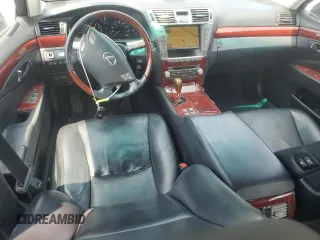 2010 Lexus LS 460 L with VIN JTHDL5EF1A5002894, listed as a Copart auction lot 60102055 with 169,801 mi miles and Salvage title. Bid and sale history available at DreamBid. Image 8.