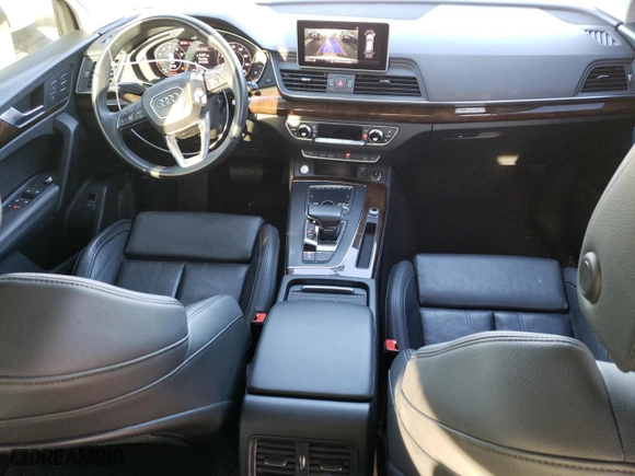 2020 Audi Q5 Premium Plus with VIN WA1BNAFY8L2029987, listed as a Copart auction lot 43777955 with 36,100 mi miles and Salvage Title. Bid and sale history available at carsss.com. Image 8.