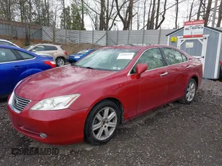 2009 Lexus ES 350 with VIN JTHBJ46G492275498, listed as a IAAI auction lot 42080324 with 122,758 mi miles. Bid and sale history available at carsss.com. Image 2.