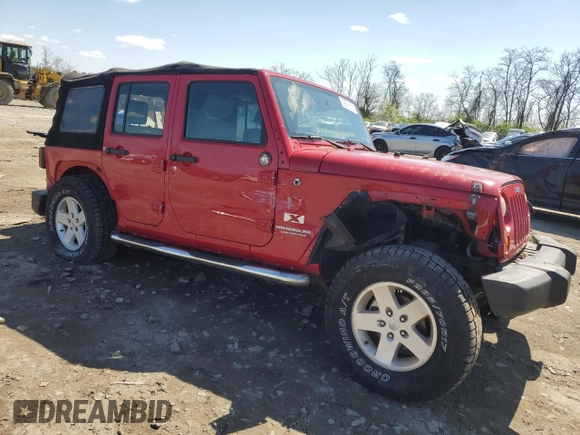 2008 Jeep Wrangler Unlimited X with VIN 1J4GA39138L615915, listed as a Copart auction lot 52391675 with 187,057 mi miles and Salvage Title. Bid and sale history available at carsss.com. Image 4.