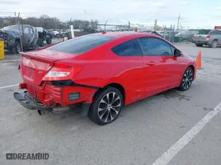 2013 Honda Civic Cpe Si with VIN 2HGFG4A54DH700467, listed as a IAAI auction lot 41829343 with 166,078 mi miles. Bid and sale history available at carsss.com. Image 4.