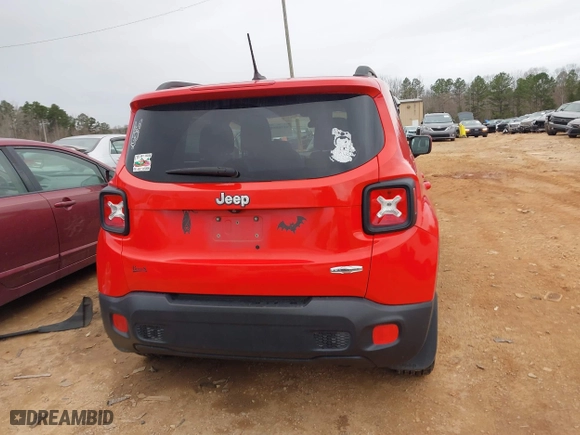 2017 Jeep Renegade Altitude with VIN ZACCJABB1HPF97308, listed as a IAAI auction lot 41768981 with 70,700 mi miles. Bid and sale history available at carsss.com. Image 17.