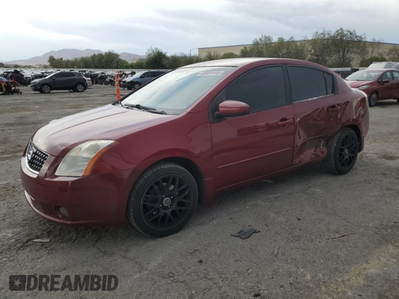 2008 Nissan Sentra S with VIN 3N1AB61E28L612939, listed as a Copart auction lot 60059405 with 129,320 mi miles and Salvage title. Bid and sale history available at DreamBid. Image 1.