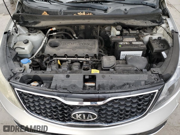 2012 Kia Sportage LX with VIN KNDPB3A2XC7188435, listed as a Copart auction lot 47492475 with 187,870 mi miles and Salvage Title. Bid and sale history available at carsss.com. Image 12.