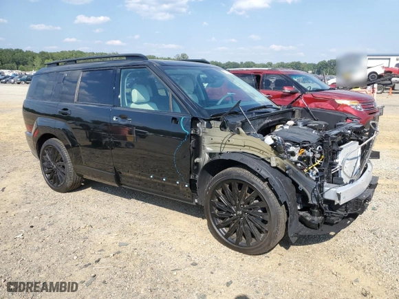 2024 Hyundai Santa Fe Calligraphy with VIN 5NMP54GL7RH032447, listed as a Copart auction lot 70282364 with 3,670 mi miles and Salvage Title. Bid and sale history available at carsss.com. Image 4.