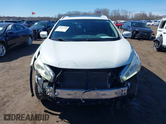 2016 Nissan Murano S with VIN 5N1AZ2MH9GN135072, listed as a IAAI auction lot 41822168 with 79,379 mi miles and . Bid and sale history available at DreamBid. Image 6.