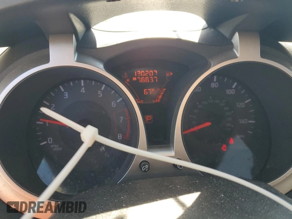 2014 Nissan Juke SV with VIN JN8AF5MR5ET454344, listed as a Copart auction lot 49900585 with 130,207 mi miles and Salvage Title. Bid and sale history available at carsss.com. Image 9.