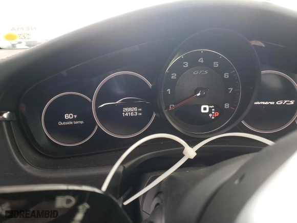 2019 Porsche Panamera GTS with VIN WP0AG2A72KL139345, listed as a Copart auction lot 41057544 with 26,826 mi miles. Bid and sale history available at carsss.com. Image 9.